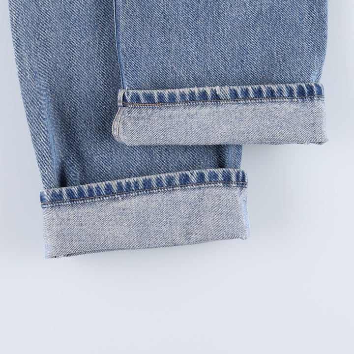 1990'S Levi's 505 Regular Fit Straight Leg Men's Size W32 (approx.) Vintage cotton blue type Vintage Second Hand