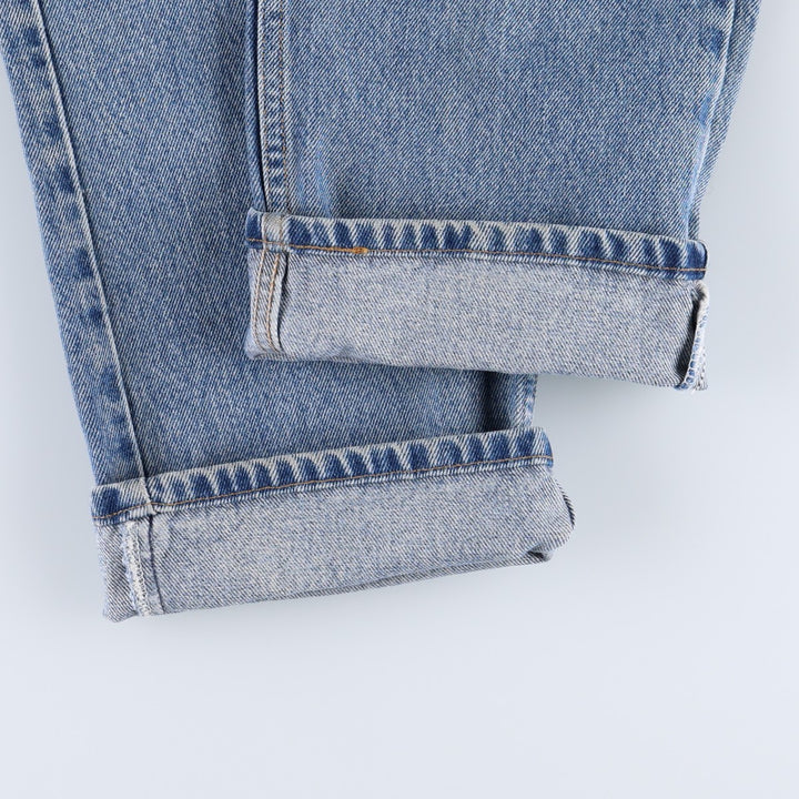 1990'S Levi's 505 Regular Fit Straight Leg Men's Size W32 (approx.) Vintage cotton blue type Vintage Second Hand