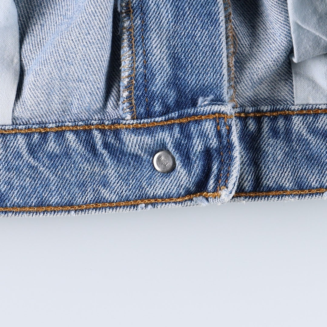 1990'S Levi's 505 Regular Fit Straight Leg Orange Tab Tapered Denim Pants, Men's Size W33 (approx.) cotton blue type Vintage Second Hand