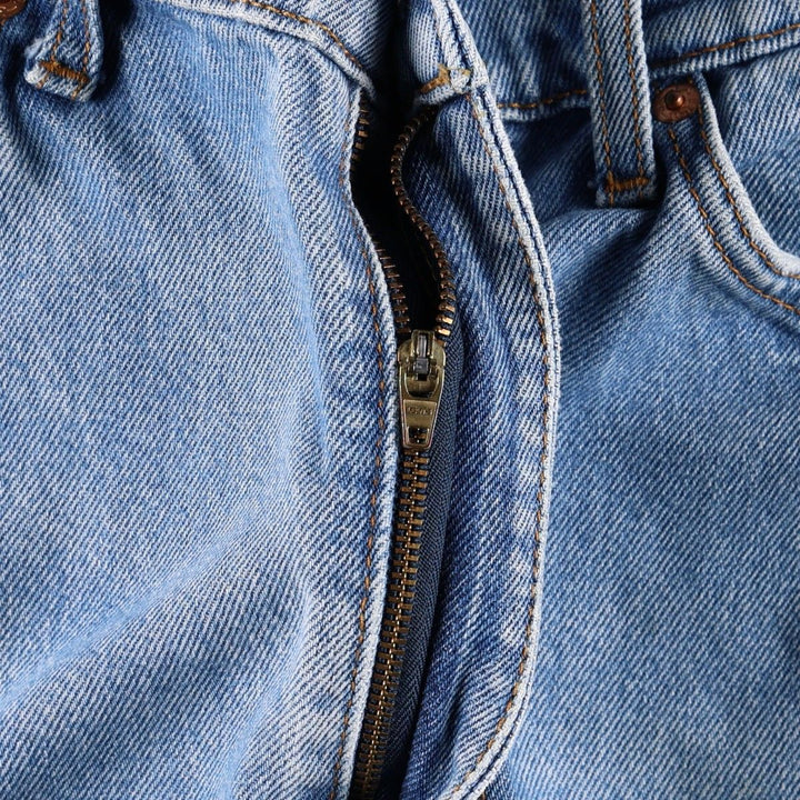 1990'S Levi's 505 Regular Fit Straight Leg Orange Tab Tapered Denim Pants, Men's Size W33 (approx.) cotton blue type Vintage Second Hand