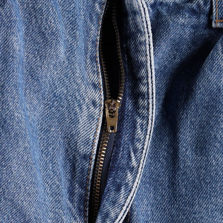 00'S Levi's 505 REGULAR FIT STRAIGHT LEG tapered denim pants for men, size w35 cotton blue type Vintage Second Hand