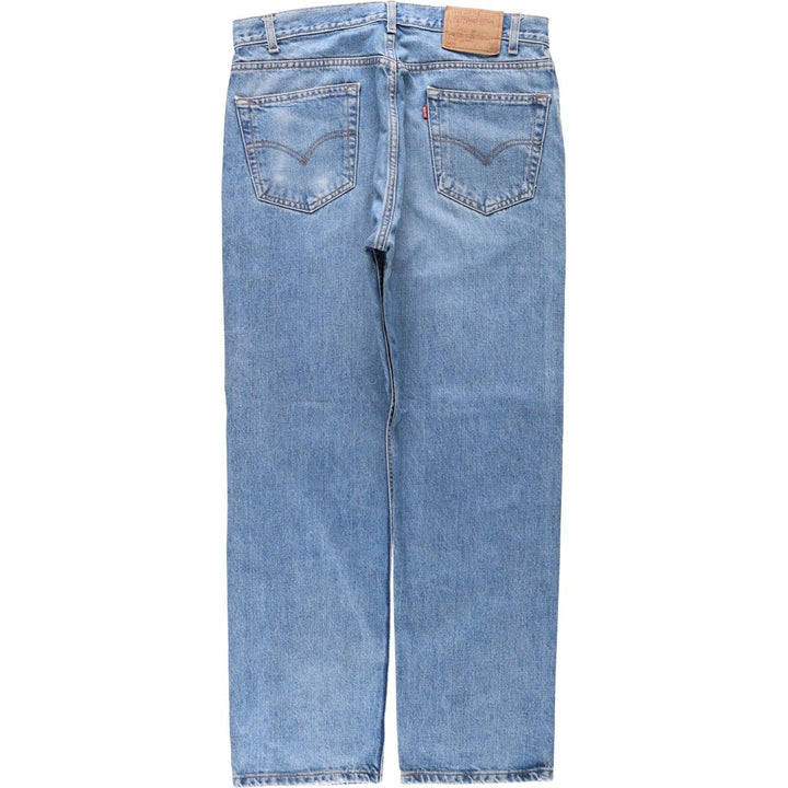 Levi's 505 Regular Fit Straight Leg Tapered Denim Pants, Men's Size W36 (approx.) cotton blue type Vintage Second Hand