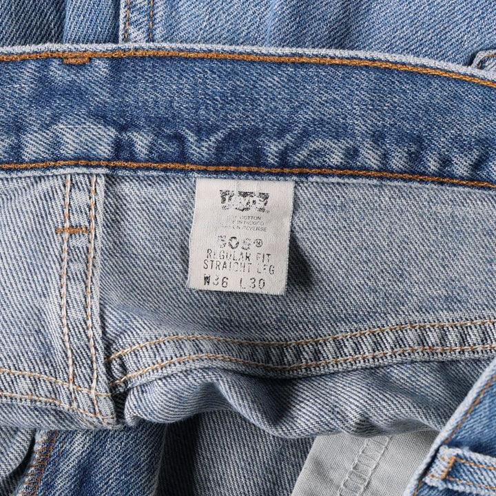 Levi's 505 Regular Fit Straight Leg Tapered Denim Pants, Men's Size W36 (approx.) cotton blue type Vintage Second Hand
