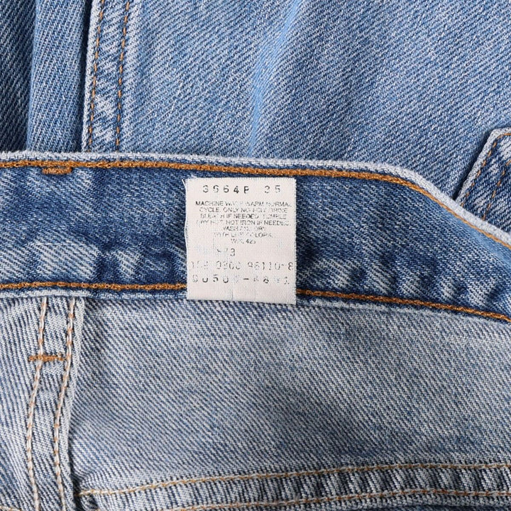 Levi's 505 Regular Fit Straight Leg Tapered Denim Pants, Men's Size W36 (approx.) cotton blue type Vintage Second Hand