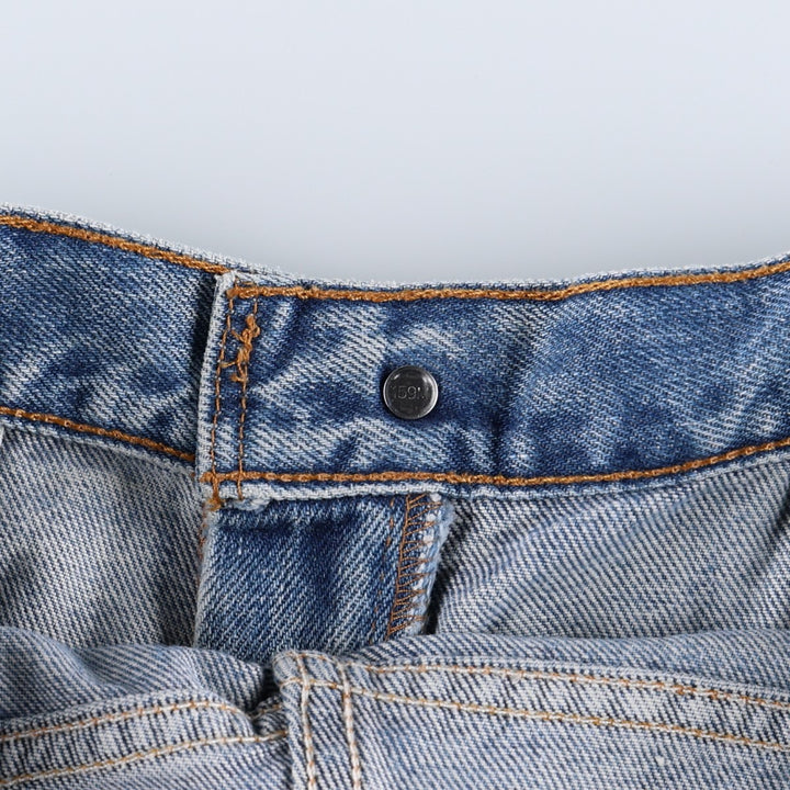 Levi's 505 Regular Fit Straight Leg Tapered Denim Pants, Men's Size W36 (approx.) cotton blue type Vintage Second Hand