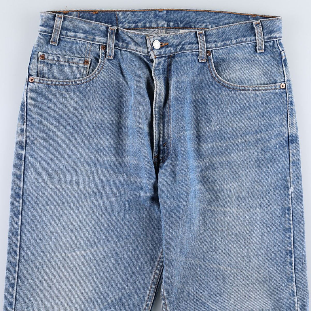 Levi's 505 Regular Fit Straight Leg Tapered Denim Pants, Men's Size W36 (approx.) cotton blue type Vintage Second Hand