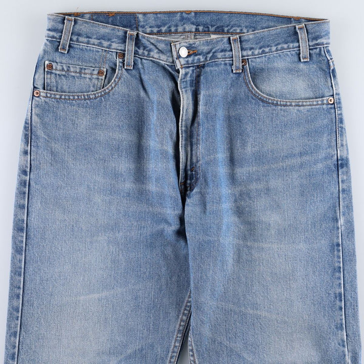 Levi's 505 Regular Fit Straight Leg Tapered Denim Pants, Men's Size W36 (approx.) cotton blue type Vintage Second Hand