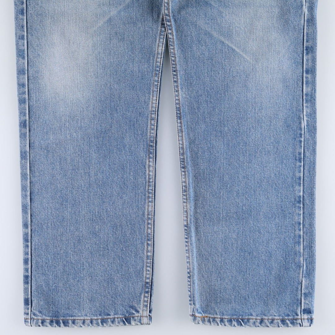 Levi's 505 Regular Fit Straight Leg Tapered Denim Pants, Men's Size W36 (approx.) cotton blue type Vintage Second Hand