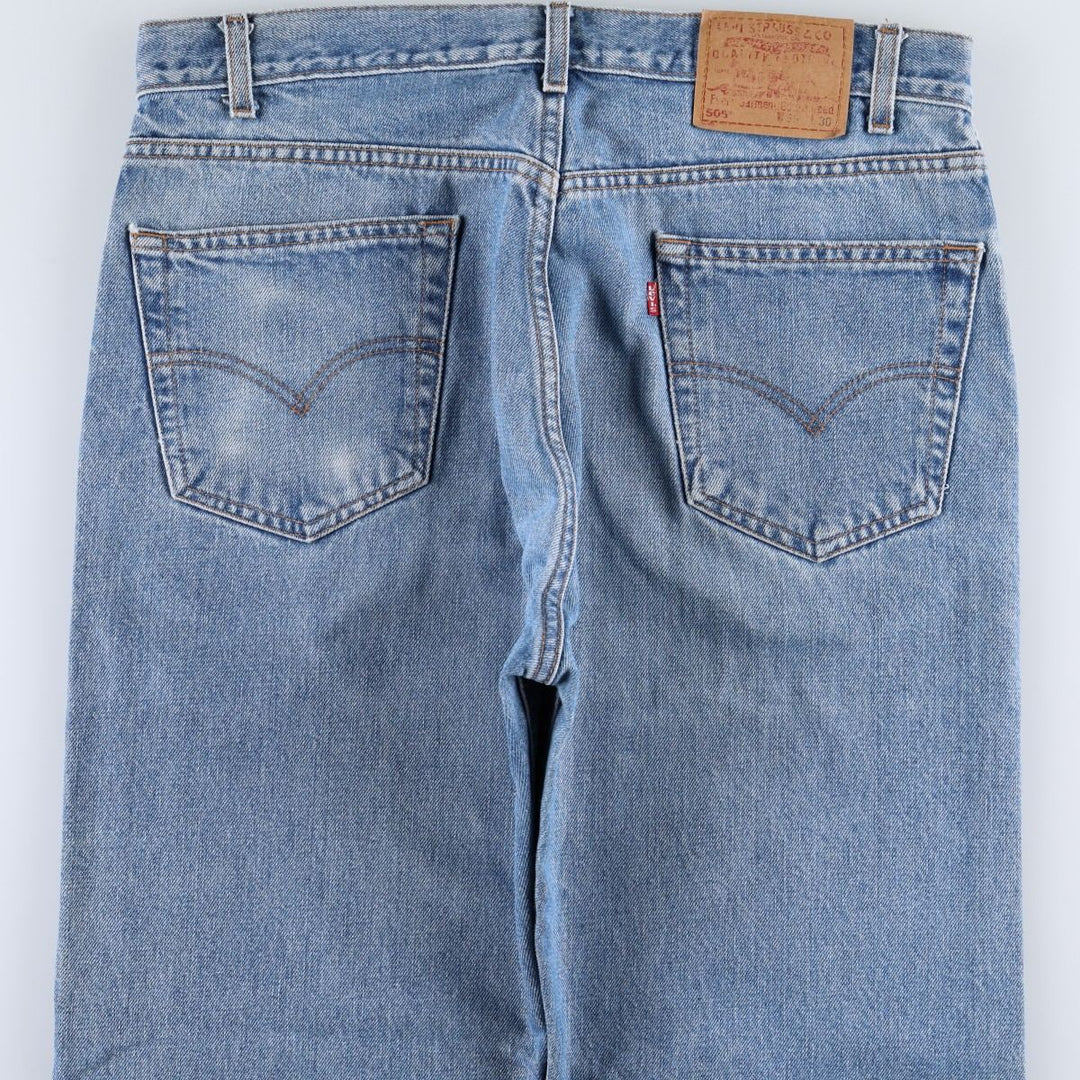 Levi's 505 Regular Fit Straight Leg Tapered Denim Pants, Men's Size W36 (approx.) cotton blue type Vintage Second Hand