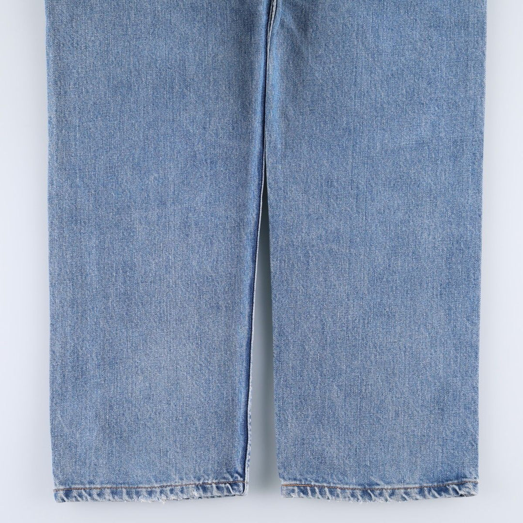 Levi's 505 Regular Fit Straight Leg Tapered Denim Pants, Men's Size W36 (approx.) cotton blue type Vintage Second Hand