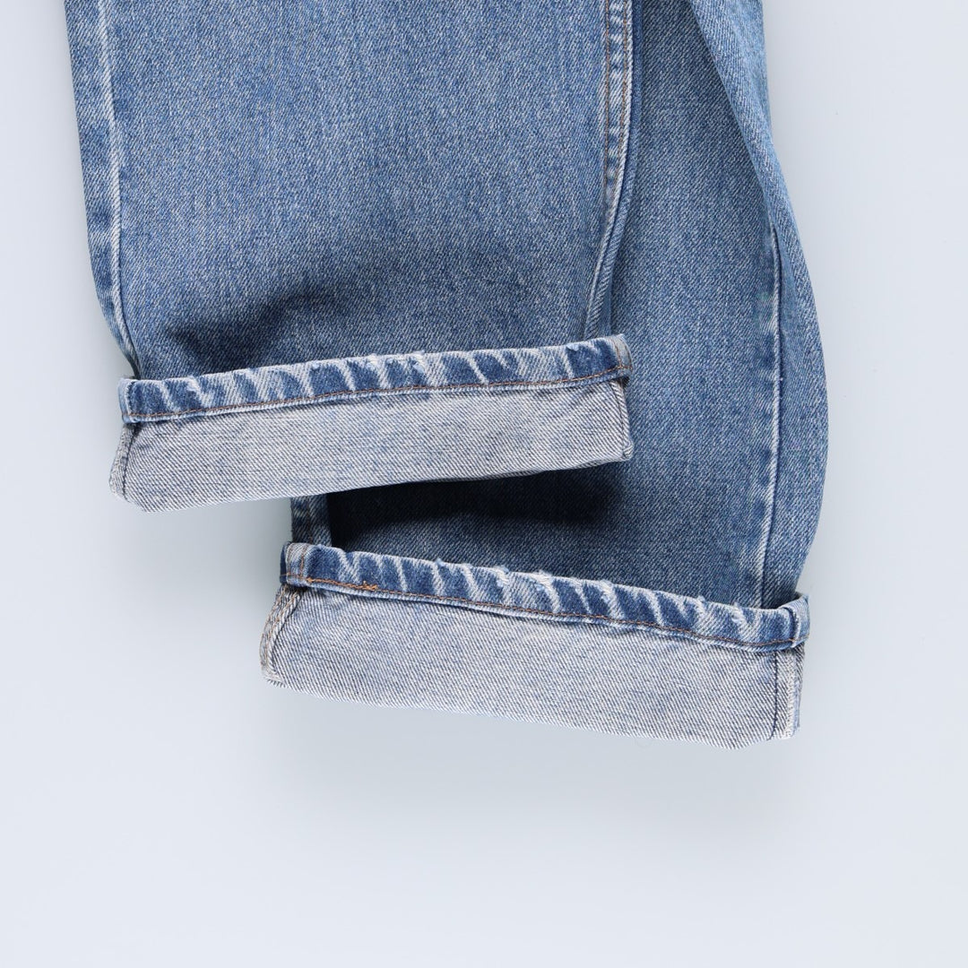 Levi's 505 Regular Fit Straight Leg Tapered Denim Pants, Men's Size W36 (approx.) cotton blue type Vintage Second Hand