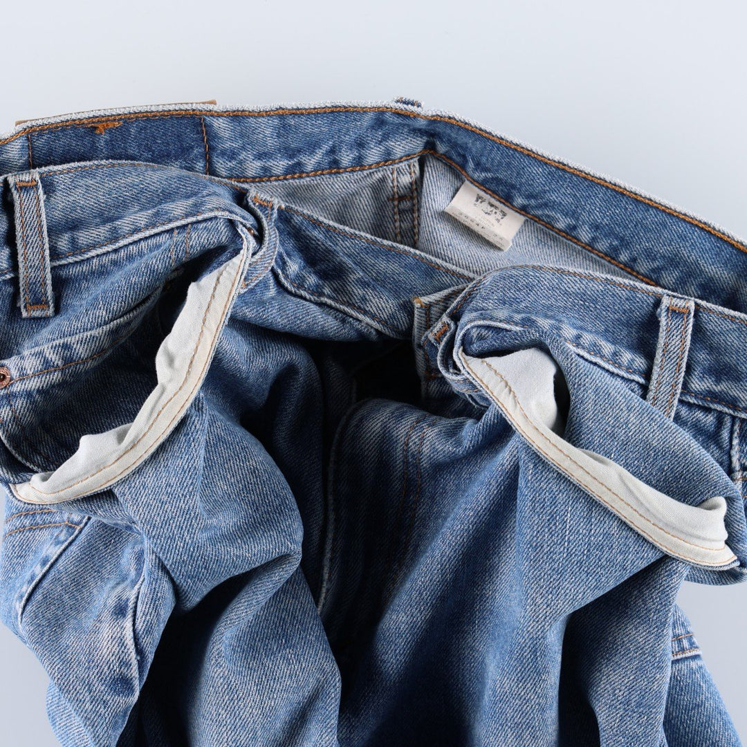 Levi's 505 Regular Fit Straight Leg Tapered Denim Pants, Men's Size W36 (approx.) cotton blue type Vintage Second Hand