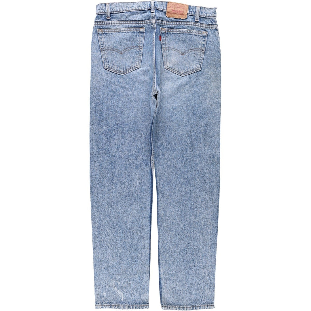 90'S Levi's 505 Tapered Denim Pants Made in USA Men's W35 Vintage cotton blue type Vintage Second Hand