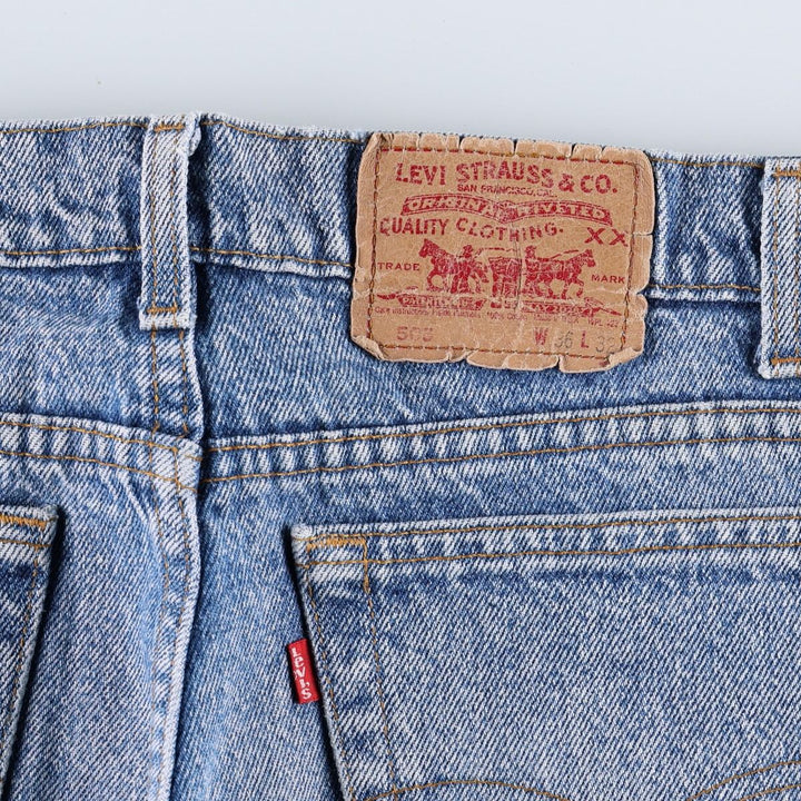 90'S Levi's 505 Tapered Denim Pants Made in USA Men's W35 Vintage cotton blue type Vintage Second Hand
