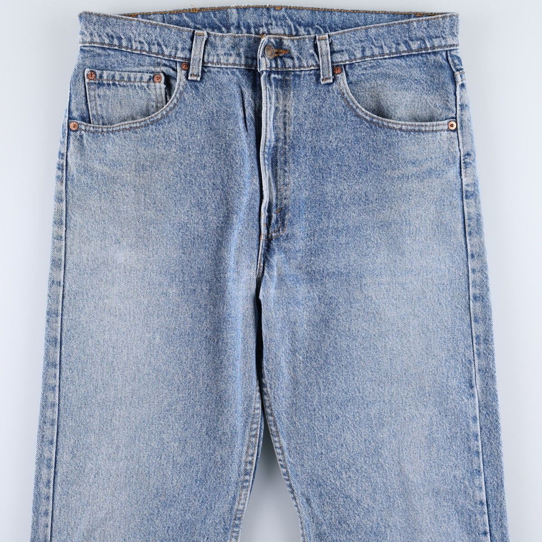 90'S Levi's 505 Tapered Denim Pants Made in USA Men's W35 Vintage cotton blue type Vintage Second Hand