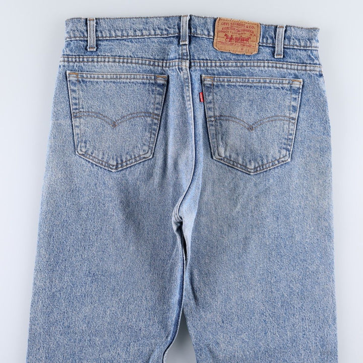 90'S Levi's 505 Tapered Denim Pants Made in USA Men's W35 Vintage cotton blue type Vintage Second Hand
