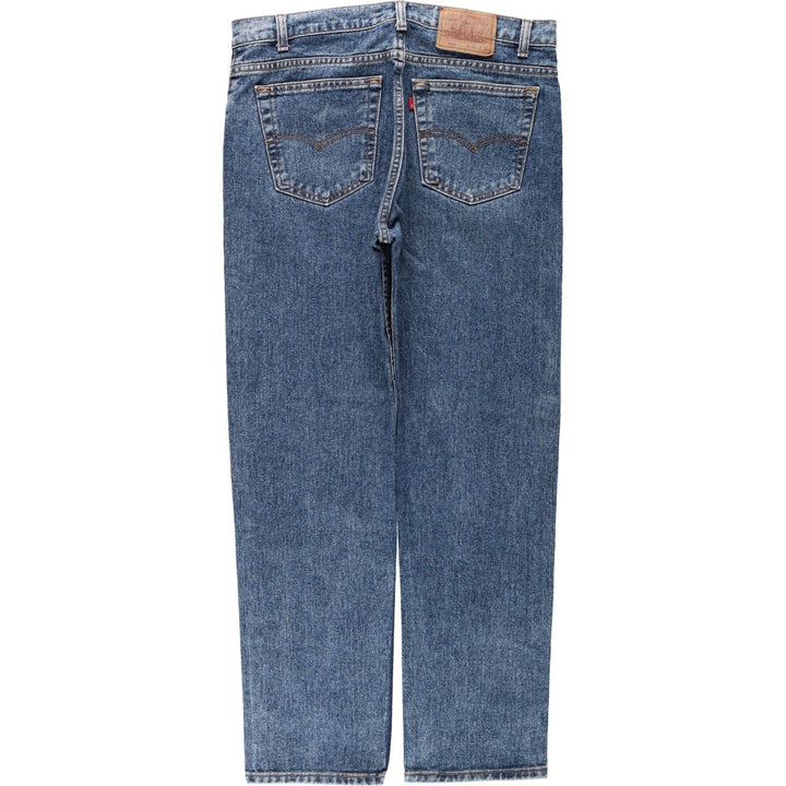 90'S Levi's 505-4891 Tapered Denim Pants, Made in USA, Men's, Size 36, Vintage cotton blue type Vintage Second Hand