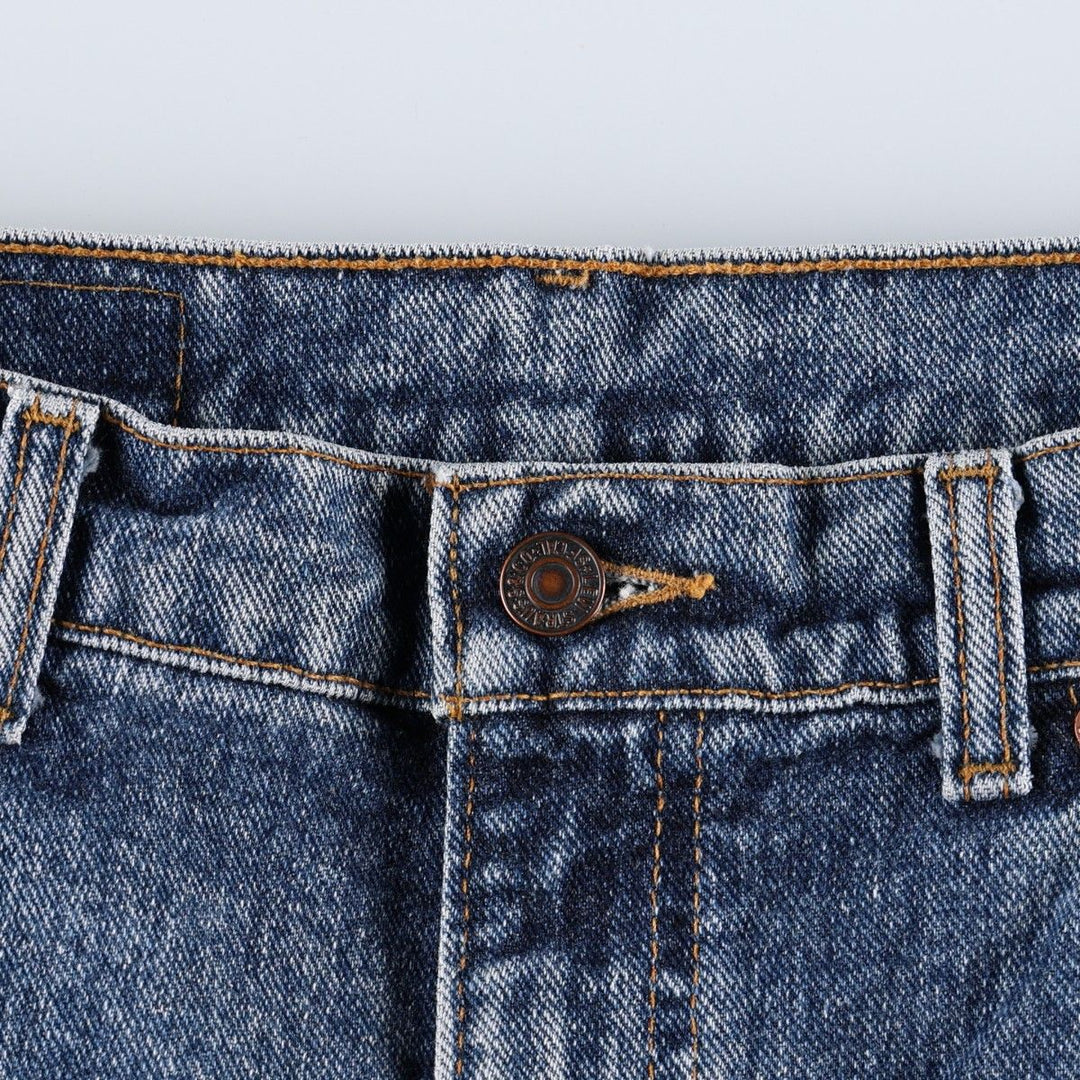 90'S Levi's 505-4891 Tapered Denim Pants, Made in USA, Men's, Size 36, Vintage cotton blue type Vintage Second Hand