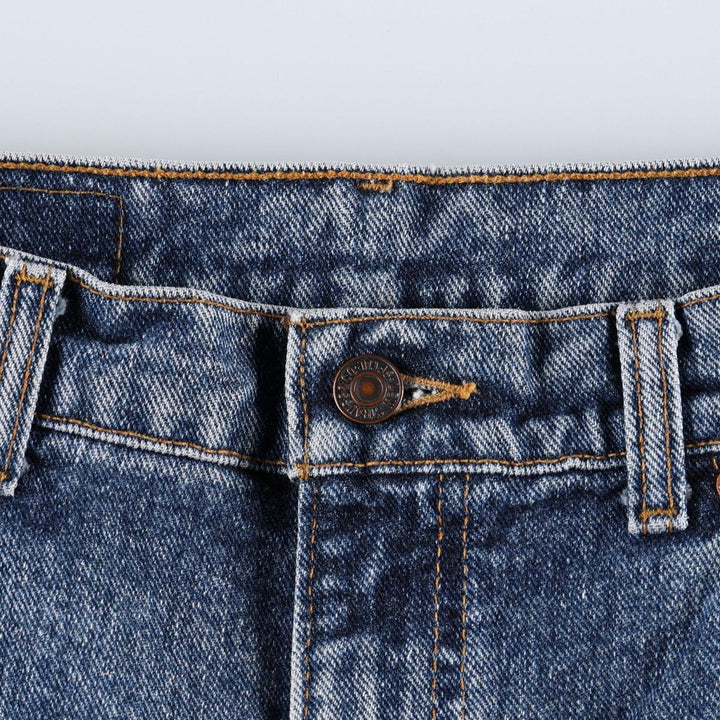90'S Levi's 505-4891 Tapered Denim Pants, Made in USA, Men's, Size 36, Vintage cotton blue type Vintage Second Hand