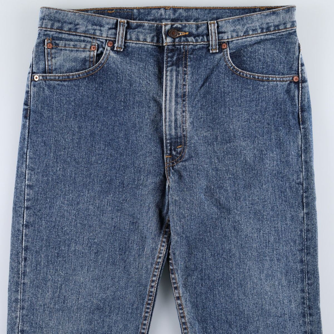 90'S Levi's 505-4891 Tapered Denim Pants, Made in USA, Men's, Size 36, Vintage cotton blue type Vintage Second Hand