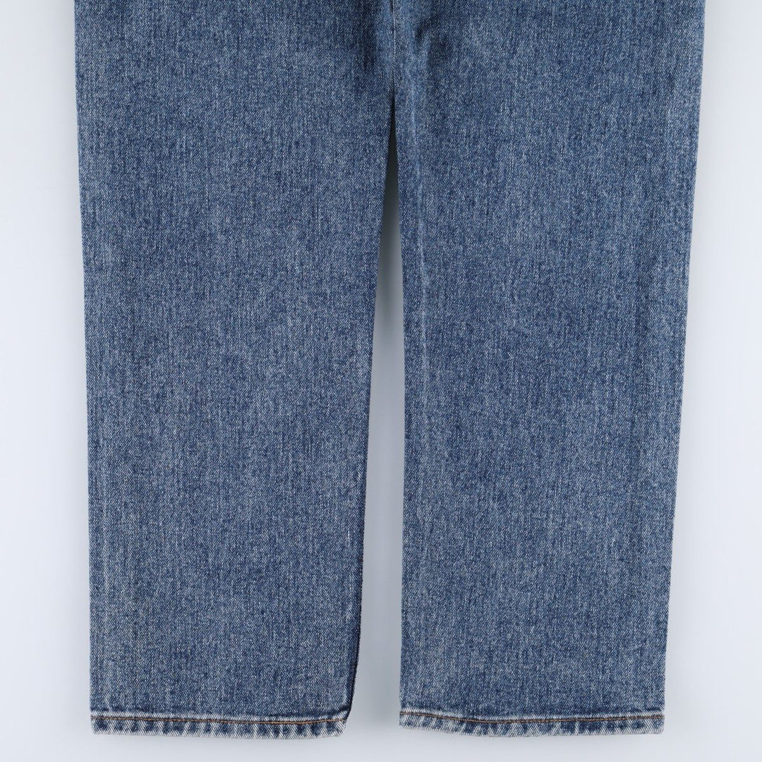 90'S Levi's 505-4891 Tapered Denim Pants, Made in USA, Men's, Size 36, Vintage cotton blue type Vintage Second Hand