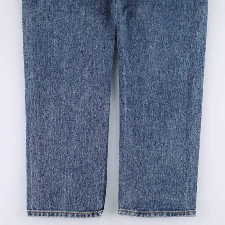 90'S Levi's 505-4891 Tapered Denim Pants, Made in USA, Men's, Size 36, Vintage cotton blue type Vintage Second Hand