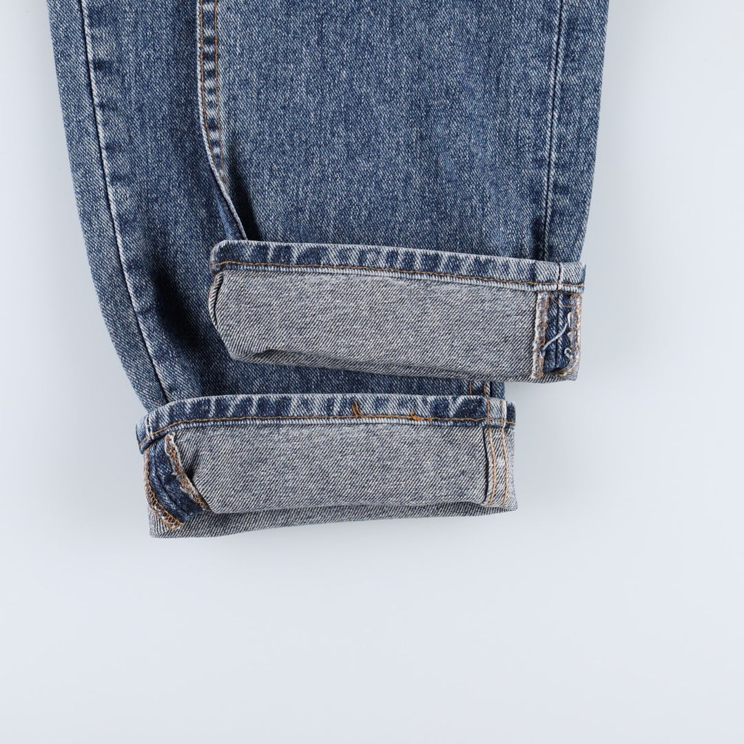 90'S Levi's 505-4891 Tapered Denim Pants, Made in USA, Men's, Size 36, Vintage cotton blue type Vintage Second Hand