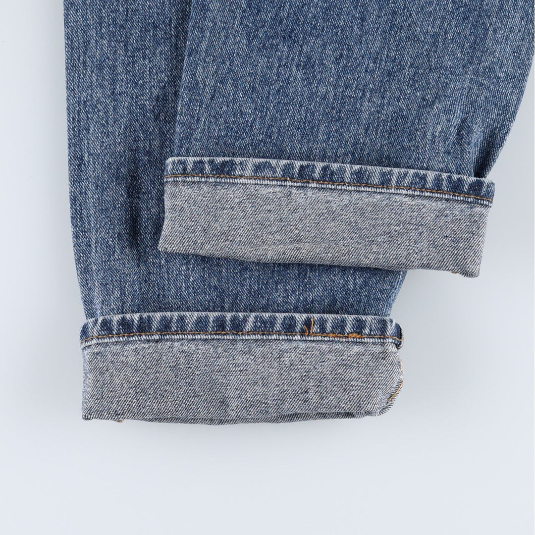 90'S Levi's 505-4891 Tapered Denim Pants, Made in USA, Men's, Size 36, Vintage cotton blue type Vintage Second Hand
