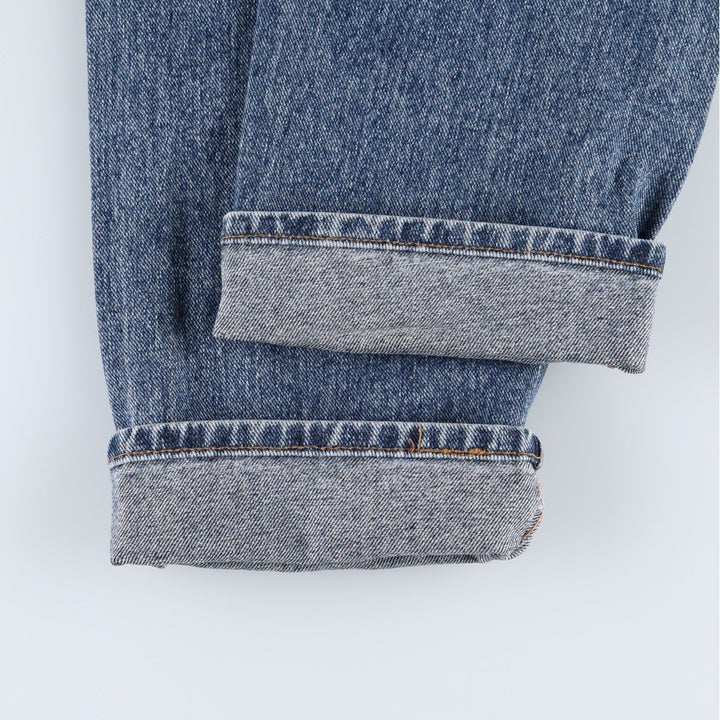 90'S Levi's 505-4891 Tapered Denim Pants, Made in USA, Men's, Size 36, Vintage cotton blue type Vintage Second Hand