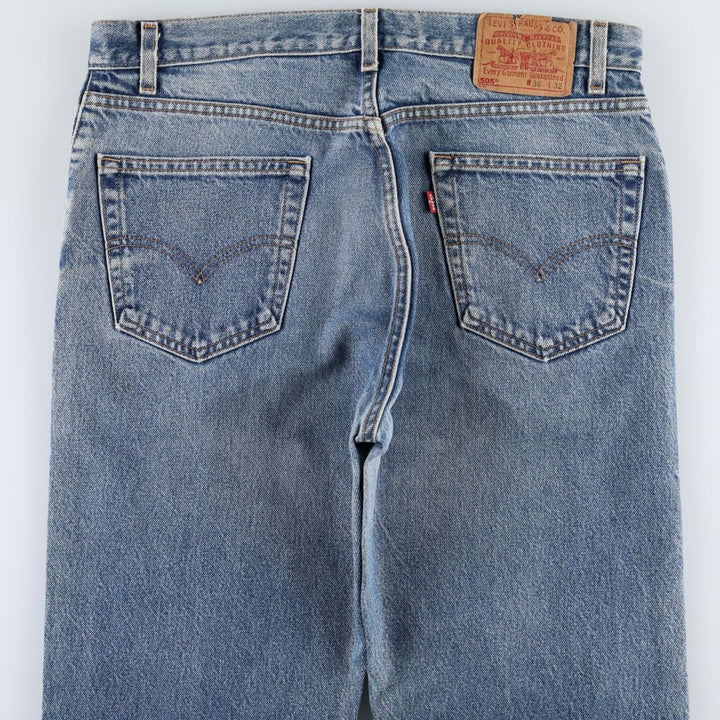 00'S Levi's 505 REGULAR FIT STRAIGHT LEG tapered denim pants made in USA, men's w36 equivalent cotton blue type Vintage Second Hand