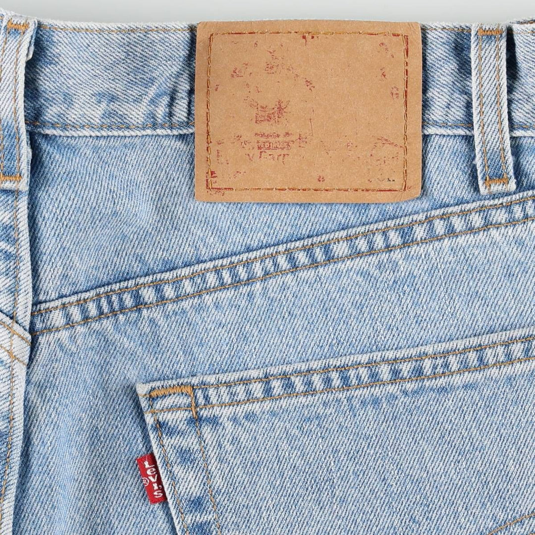 00'S Levi's 505 REGULAR FIT tapered denim pants made in USA, men's size w34 cotton blue type Vintage Second Hand