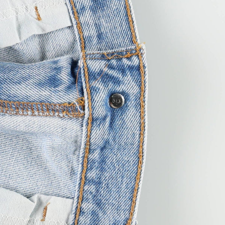 00'S Levi's 505 REGULAR FIT tapered denim pants made in USA, men's size w34 cotton blue type Vintage Second Hand
