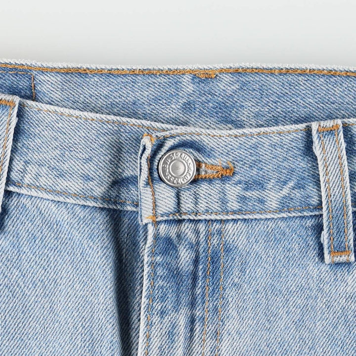 00'S Levi's 505 REGULAR FIT tapered denim pants made in USA, men's size w34 cotton blue type Vintage Second Hand