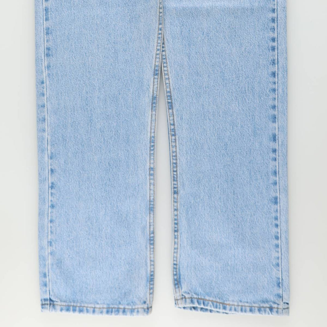 00'S Levi's 505 REGULAR FIT tapered denim pants made in USA, men's size w34 cotton blue type Vintage Second Hand