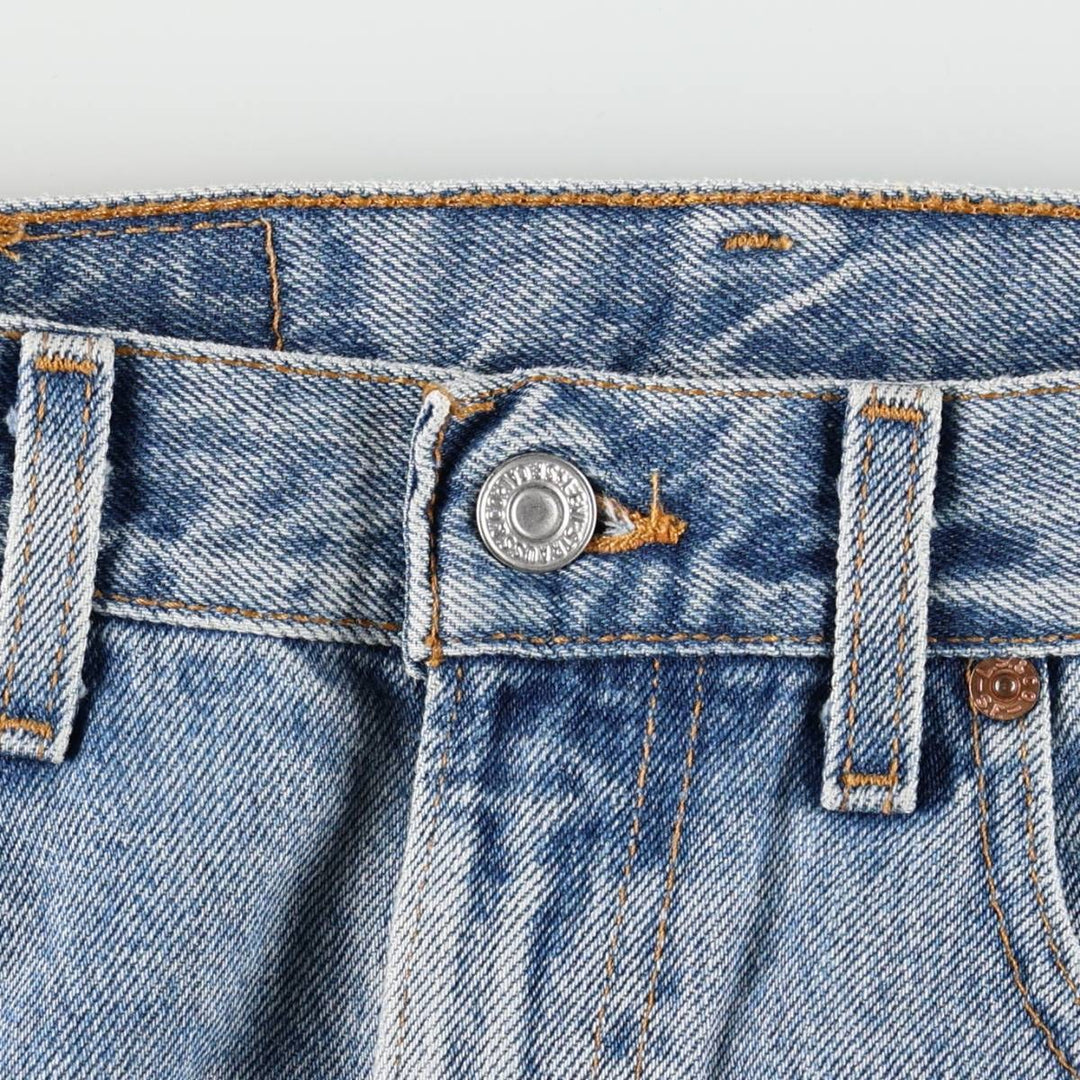 90'S Levi's 505 Tapered Denim Pants, Made in USA, Men's, Size W31, Vintage cotton blue type Vintage Second Hand