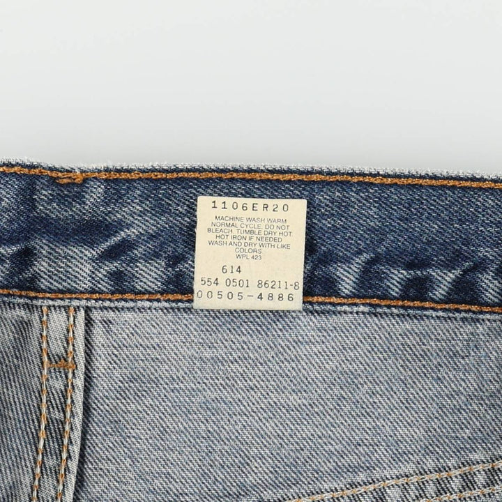 2000'S Levi's 20505-021 Tapered Denim Pants, Made in USA, Men's Size W35 (approx.) cotton blue type Vintage Second Hand