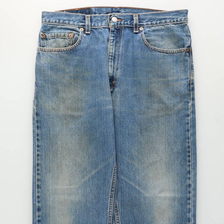 2000'S Levi's 20505-021 Tapered Denim Pants, Made in USA, Men's Size W35 (approx.) cotton blue type Vintage Second Hand