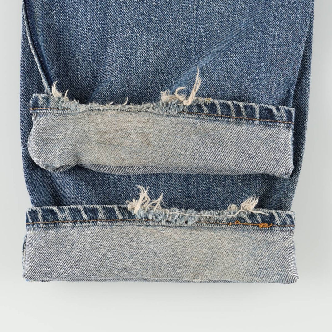 2000'S Levi's 20505-021 Tapered Denim Pants, Made in USA, Men's Size W35 (approx.) cotton blue type Vintage Second Hand