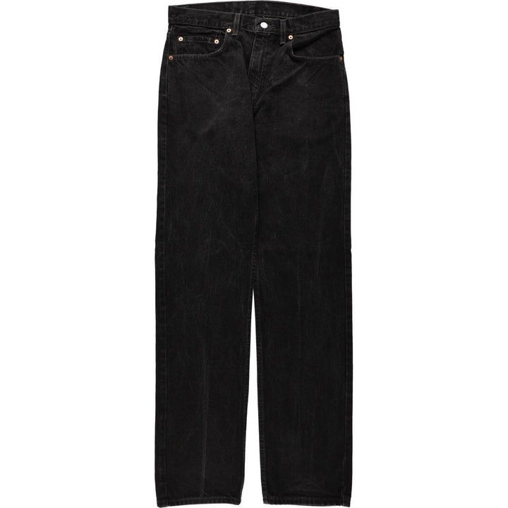 90'S Levi's 505 Tapered Denim Pants, Men's, Size W32, Vintage cotton black type Vintage Second Hand