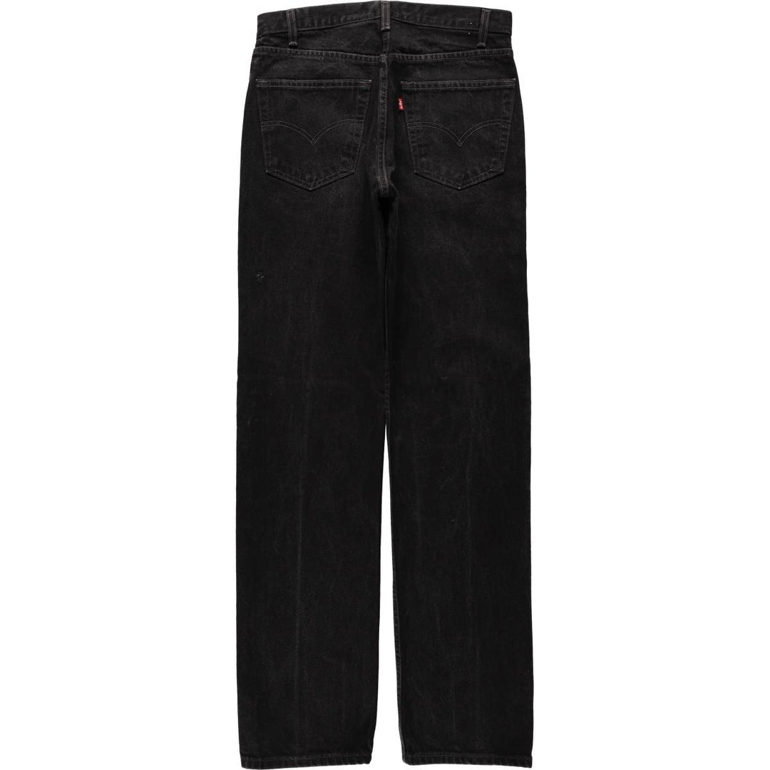 90'S Levi's 505 Tapered Denim Pants, Men's, Size W32, Vintage cotton black type Vintage Second Hand