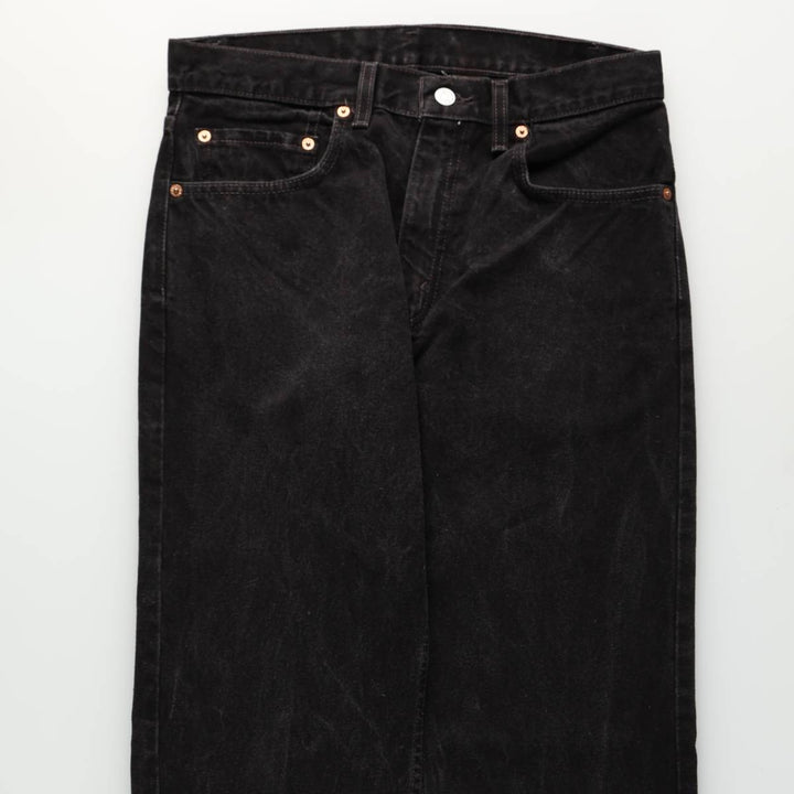 90'S Levi's 505 Tapered Denim Pants, Men's, Size W32, Vintage cotton black type Vintage Second Hand