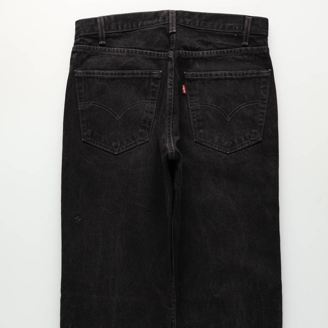 90'S Levi's 505 Tapered Denim Pants, Men's, Size W32, Vintage cotton black type Vintage Second Hand