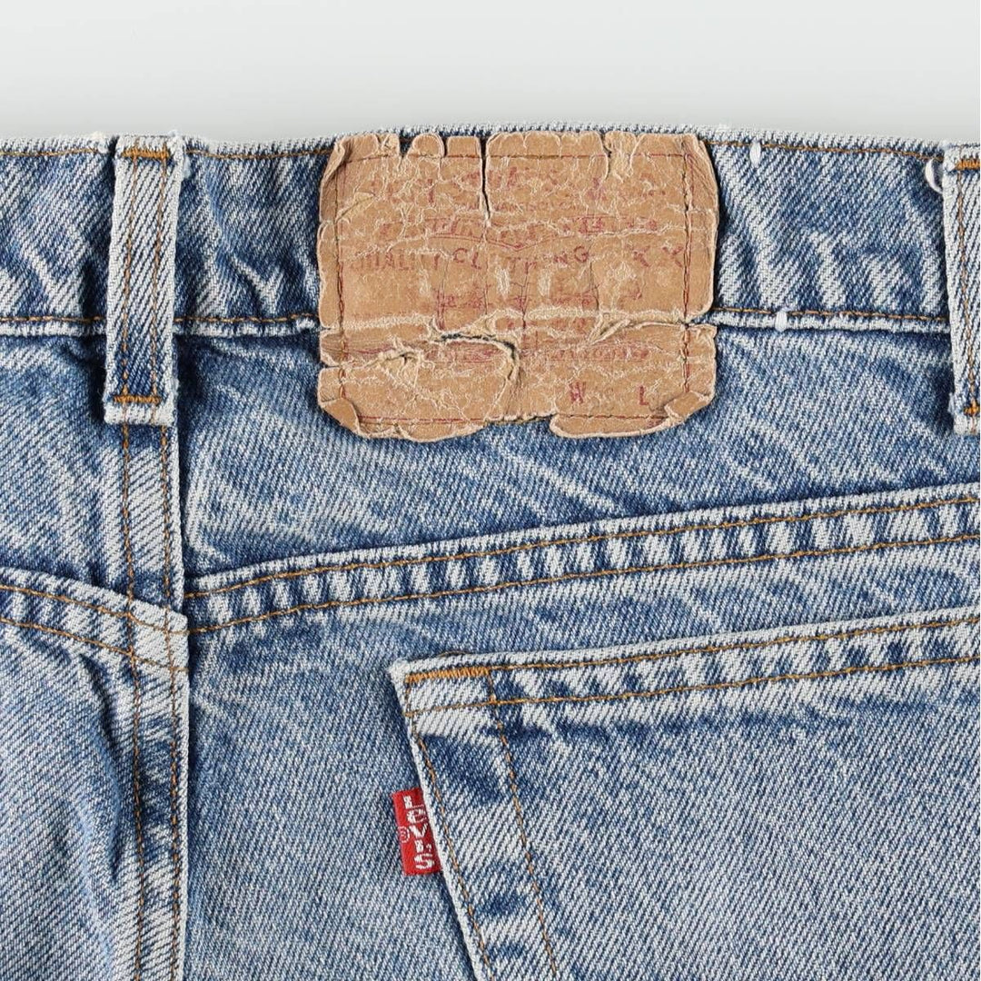1990'S Levi's 505-0218 Tapered Denim Pants, Made in USA, Men's W35 (approx.), Vintage cotton blue type Vintage Second Hand