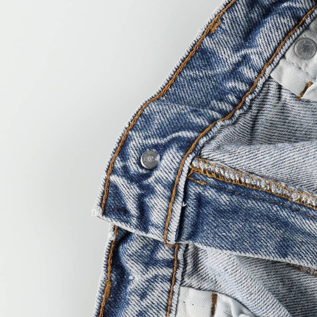 1990'S Levi's 505-0218 Tapered Denim Pants, Made in USA, Men's W35 (approx.), Vintage cotton blue type Vintage Second Hand