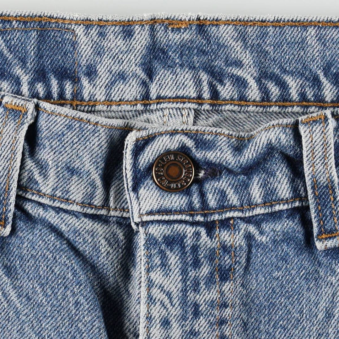 1990'S Levi's 505-0218 Tapered Denim Pants, Made in USA, Men's W35 (approx.), Vintage cotton blue type Vintage Second Hand