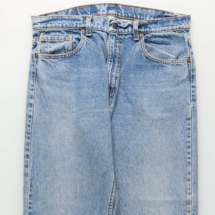1990'S Levi's 505-0218 Tapered Denim Pants, Made in USA, Men's W35 (approx.), Vintage cotton blue type Vintage Second Hand