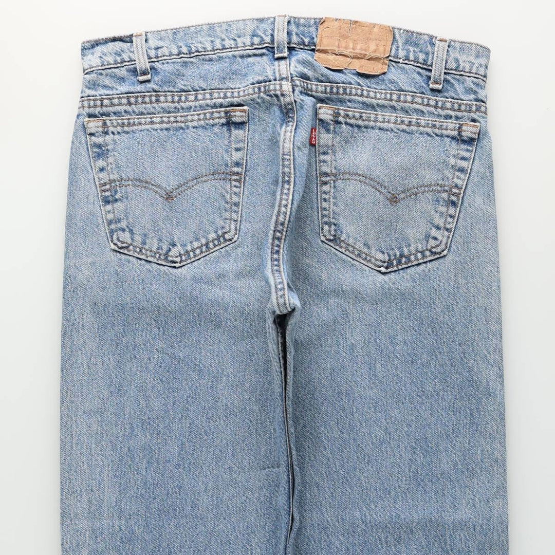 1990'S Levi's 505-0218 Tapered Denim Pants, Made in USA, Men's W35 (approx.), Vintage cotton blue type Vintage Second Hand