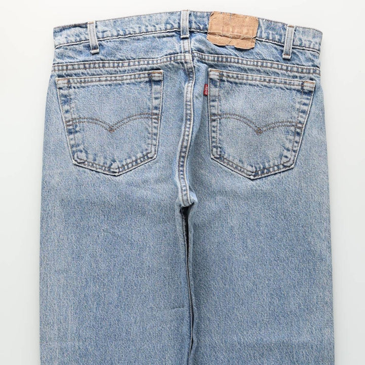 1990'S Levi's 505-0218 Tapered Denim Pants, Made in USA, Men's W35 (approx.), Vintage cotton blue type Vintage Second Hand