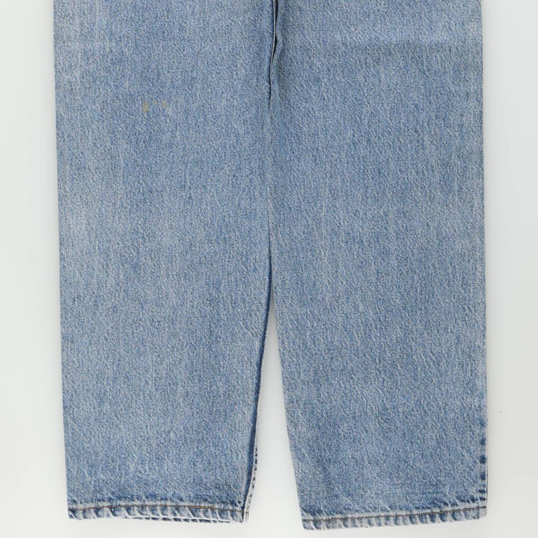 1990'S Levi's 505-0218 Tapered Denim Pants, Made in USA, Men's W35 (approx.), Vintage cotton blue type Vintage Second Hand