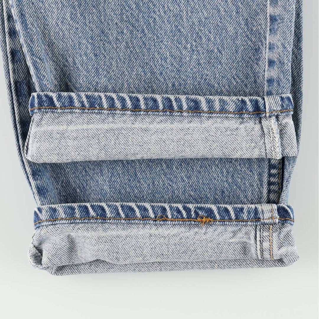1990'S Levi's 505-0218 Tapered Denim Pants, Made in USA, Men's W35 (approx.), Vintage cotton blue type Vintage Second Hand